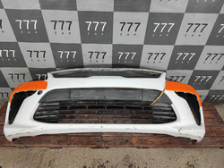 Бампер передний + решетка радиатора + решетка бампера Kia Rio 4 (FB) 17-20 Б/У Оригинал 86511H0000