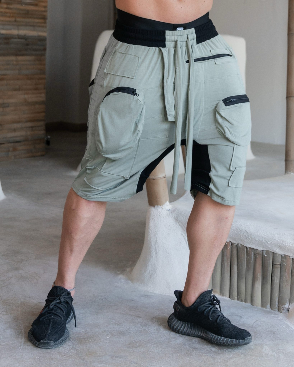 Шорты BODY ENGINEERS AIALCHEMIST Shorts Matte Green