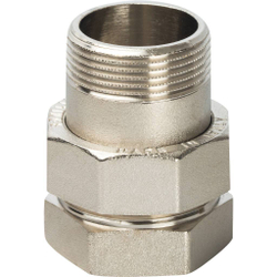 Разъемное прямое соединение "американка" ВР/НР (ник)  1 1/2"