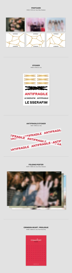 Альбом LE SSERAFIM - ANTIFRAGILE