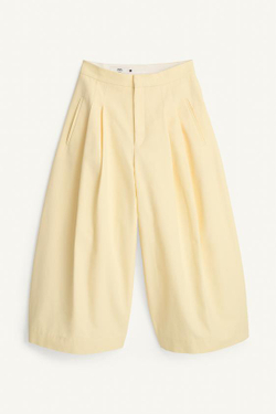 ZARA БРЮКИ С ВЫТАЧКАМИ - LIMITED EDITION, ЖЕЛТЫЙ