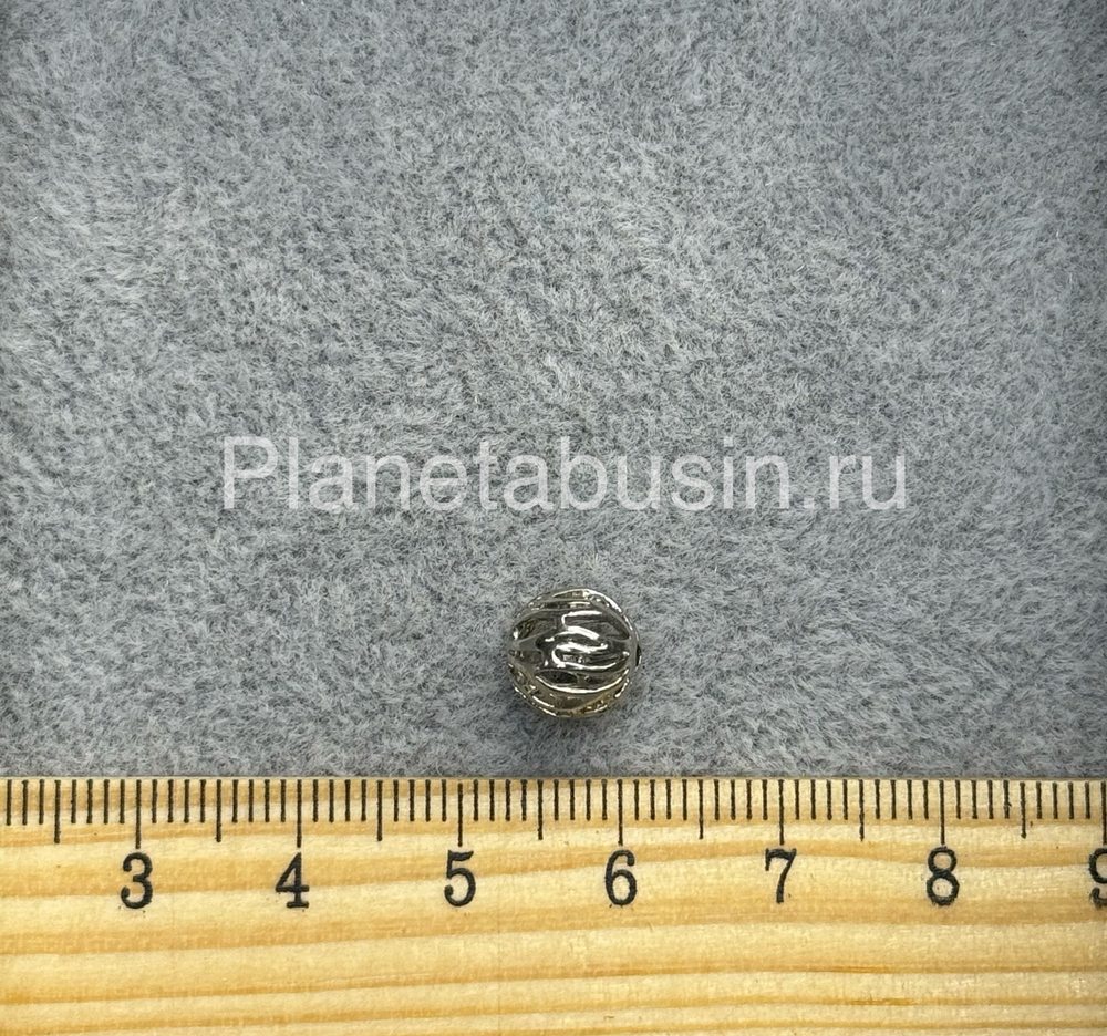 Бусина люкс (Корея) ажурная 0021