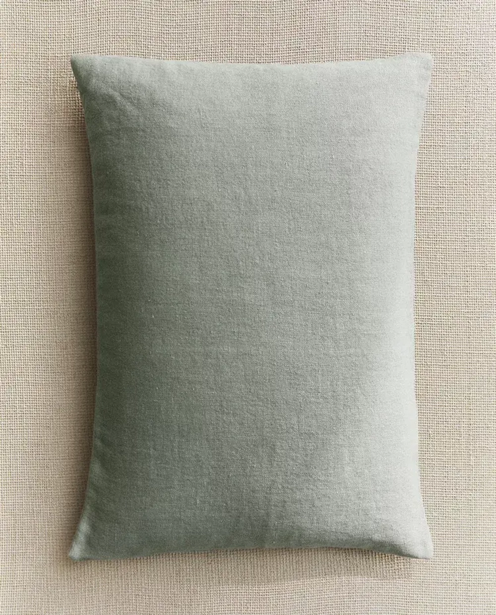 ZARA HOME ЛЬНЯНАЯ НАВОЛОЧКА ДЛЯ ДЕКОРАТИВНОЙ ПОДУШКИ, СИНИЙ