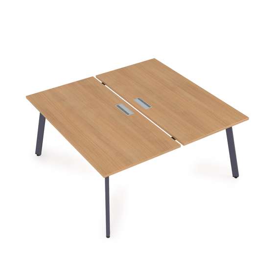 10БД.274 Стол системы Бенч, сдвоенный, на 2 рабочих места (1600*1435*750)