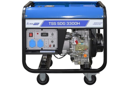 Электростанция дизельная с воздушным охлаждением ТСС SDG 3300H открытая 100043