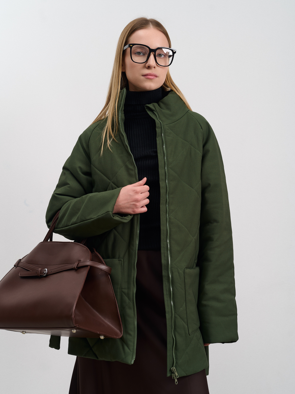 Куртка женская демисезонная "Баланс" хаки