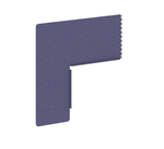 Боковая панель-ширма для стола глубиной 720 (для столешниц расположенных напротив друг друга) AcustiX