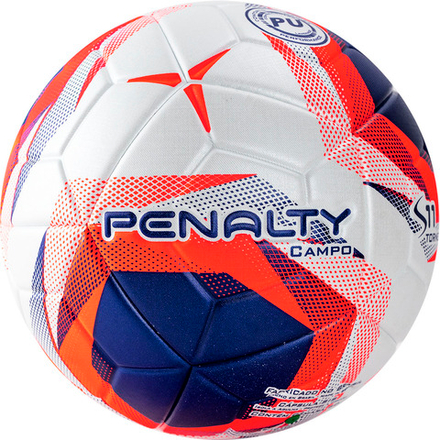 СЦ*Мяч футбольный PENALTY BOLA CAMPO S11 TORNEIO, 5212871712-U, р.5, PU, термосшивка, бел-син-крас