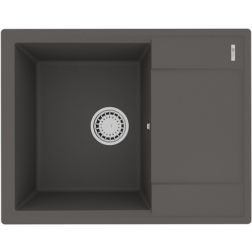 КУХОННАЯ МОЙКА ИЗ КВАРЦГРАНИТА LEMARK IMANDRA 640 ЦВЕТ: СЕРЫЙ ШЁЛК (9910023)