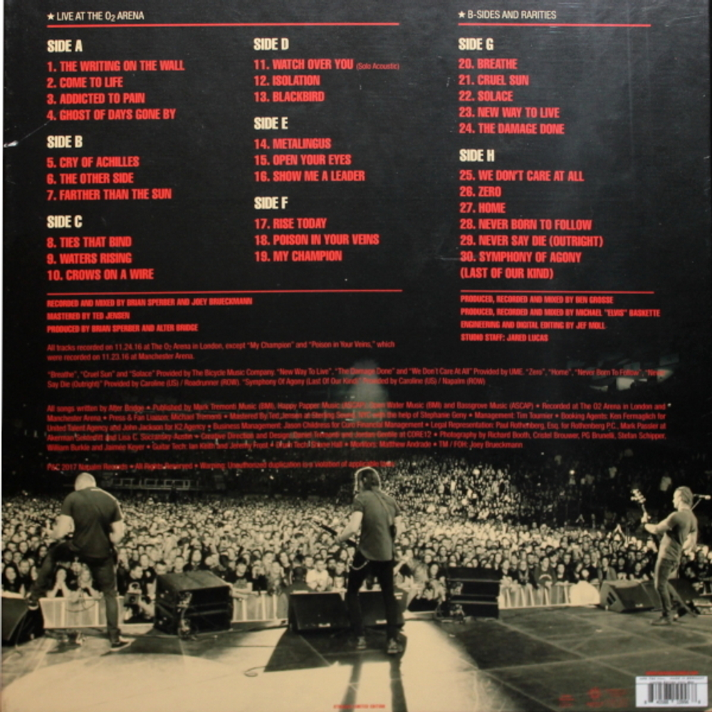 Alter Bridge / Live At The O2 Arena + Rarities (4LP)