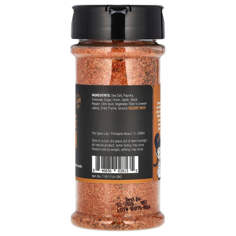 The Spice Lab, Куриная приправа на гриле, 158 г (5,6 унции)