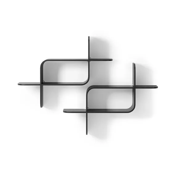 Полка настенная montage, черная