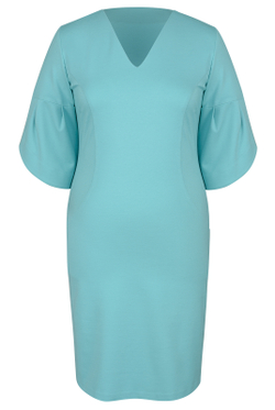 Трикотажное платье 2600АП, аквамарин #359Ак052600АП