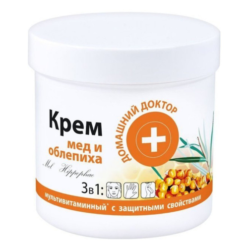 ДОМАШНИЙ ДОКТОР Крем д/лица 250мл Мед + Облепиха (24552)