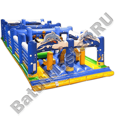 Коммерческий надувной батут "Море"