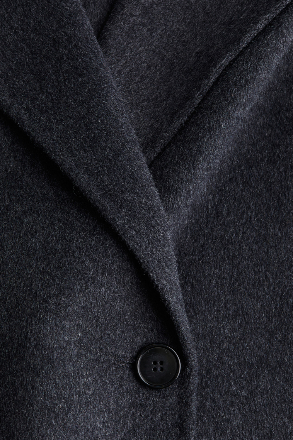 H&M Пальто из смесовой шерсти, темно-серый