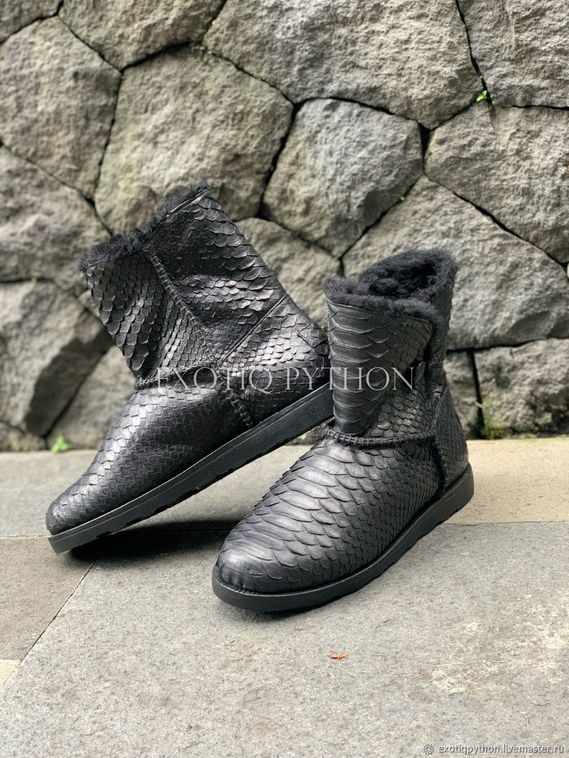Угги из кожи питона SH-157