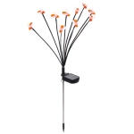 Светильник на солн.батарее «Пчелки» 70*3,5 см (10 шт), Теплый белый