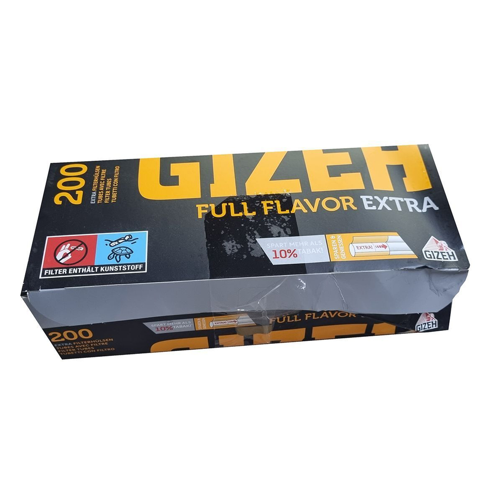 Гильзы для сигарет "Gizeh" Full Flavour Extra Long 200шт. Товар уцененный