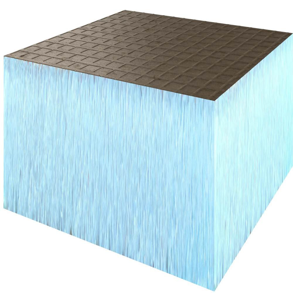 Панель Ruspanel RPG Basic на основе экструдированного пенополистирола односторонняя 2500х600х60 мм