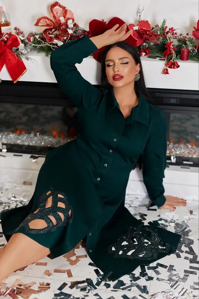 Платье-рубашка УК-982-3 Fabrika