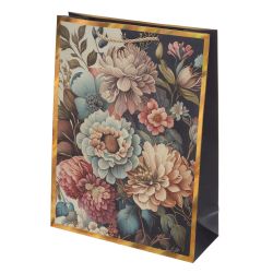 GAEM Пакет подарочный (бумага 210г/м2, блок микс 12шт), L31 W12 H42 см, 4в.