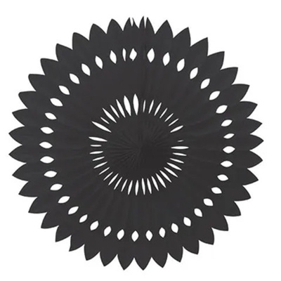 Бумажный диск фант Черный 40 см