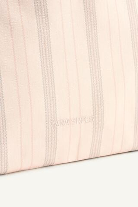 ZARA СУМКА-ТОУТ, ПЕСОЧНЫЙ/КОРИЧНЕВЫЙ