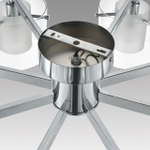 8261/8C MODERNI LN26 135 металл/стекло, хром/прозрачный Люстра потолочная E14 8*40W 220V VERDI