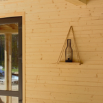 Полка настенная заготовка без бортов с отверстиями 1 шт. 30х11х2 см