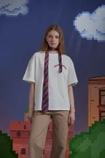 Футболка Called a Garment Authentic Cherry белая