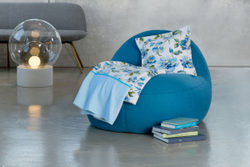 Чехол для подушки декоративный 40x40 Feiler Diana White 222/229 sky-pool голубой