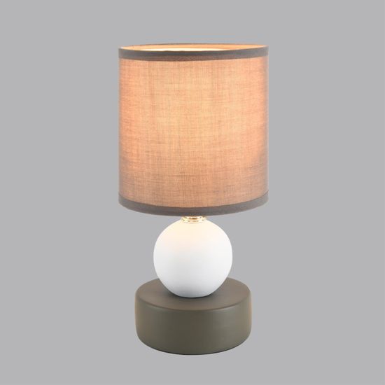 8182/1T MODERNI LN25 000 коричневый, керамика/текстиль Настольная лампа E14 1*40W 220V LALANA