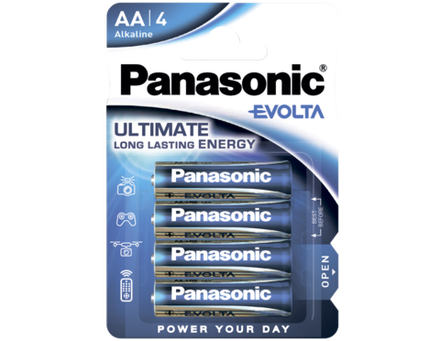 Батарейки Panasonic Evolta AA щелочные 4 шт