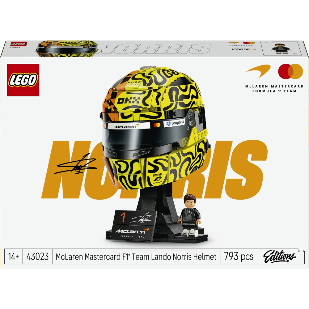 Конструктор LEGO Editions Sports 43023 Шлем Лэндо Норриса McLaren F1 Team — фото 2