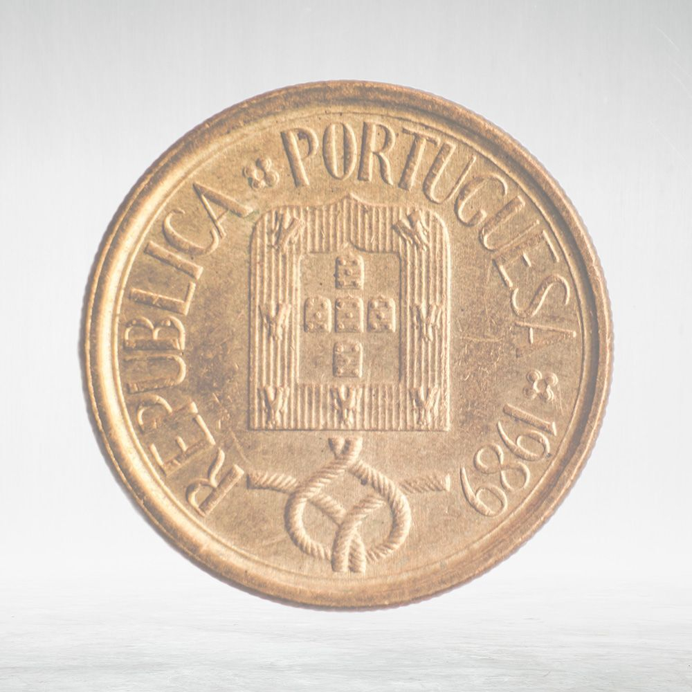 Portugal, 5 Escudos, 1989, VF