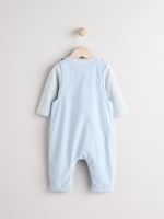 Боди с длинным рукавом и комбинезон в комлекте для малышей Next B59-157, Голубой