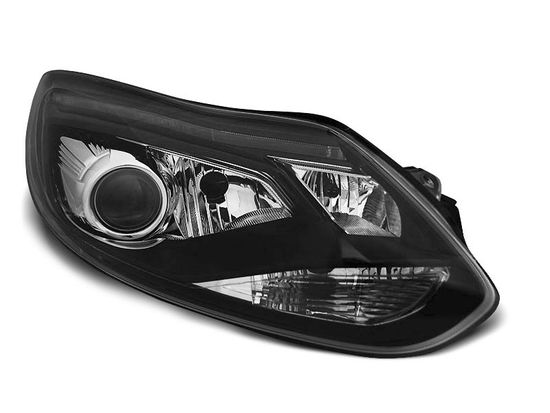 Передние фары Ford Focus 3 tube lights black