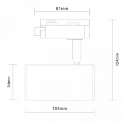 Трековый светильник ST-Luce ST301.406.01