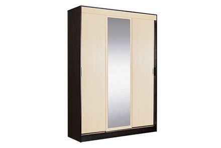 Светлана Шкаф-купе 3-х ств. с 1 зеркалом