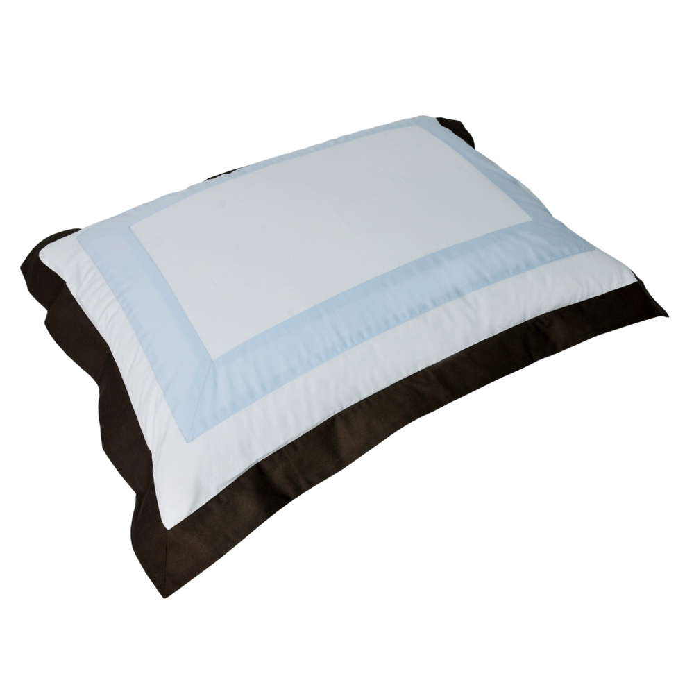 Постельное белье 2 спальное евро Casual Avenue Soho Frame голубое наволочка