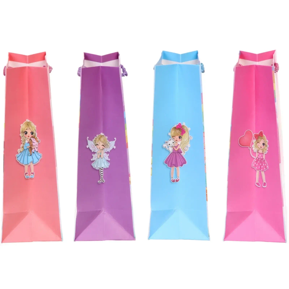 Пакет подарочный «Мир принцесс» 18*24*8,5 см, микс