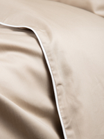 MOON Пододеяльник, сатин темно-бежевый