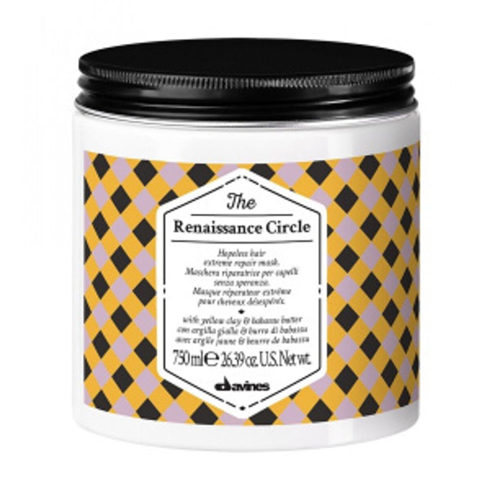 Восстанавливающая маска для сильно поврежденных волос Davines The Renaissance Circle Hair Mask 750 мл