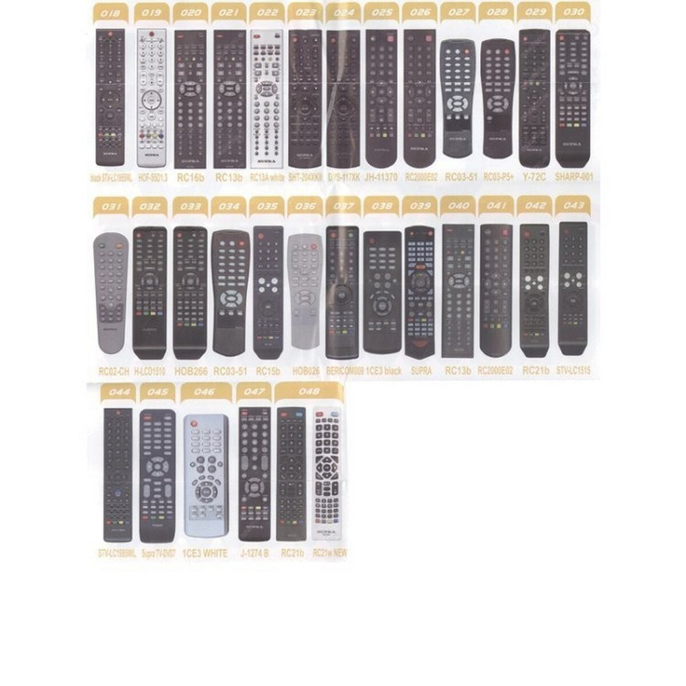 Пульт для Supra,Fusion,Hyundai RM-L1097 Clickpdu