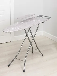 Доска гладильная Nika «Белль Классик 3», 112×34,5 см, два положения высоты 70, 80 см, европодставка МИКС