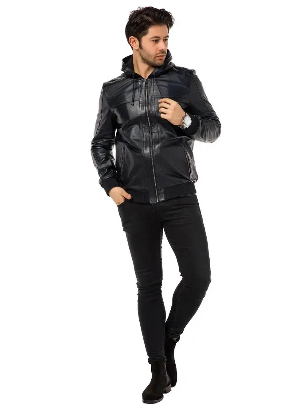 Куртка мужская  из натуральной кожи