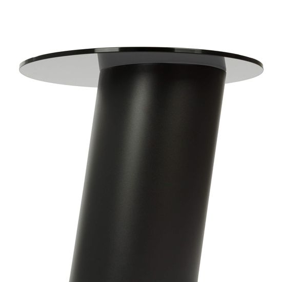 Кофейный стол Exalto 30х43 сталь и стекло