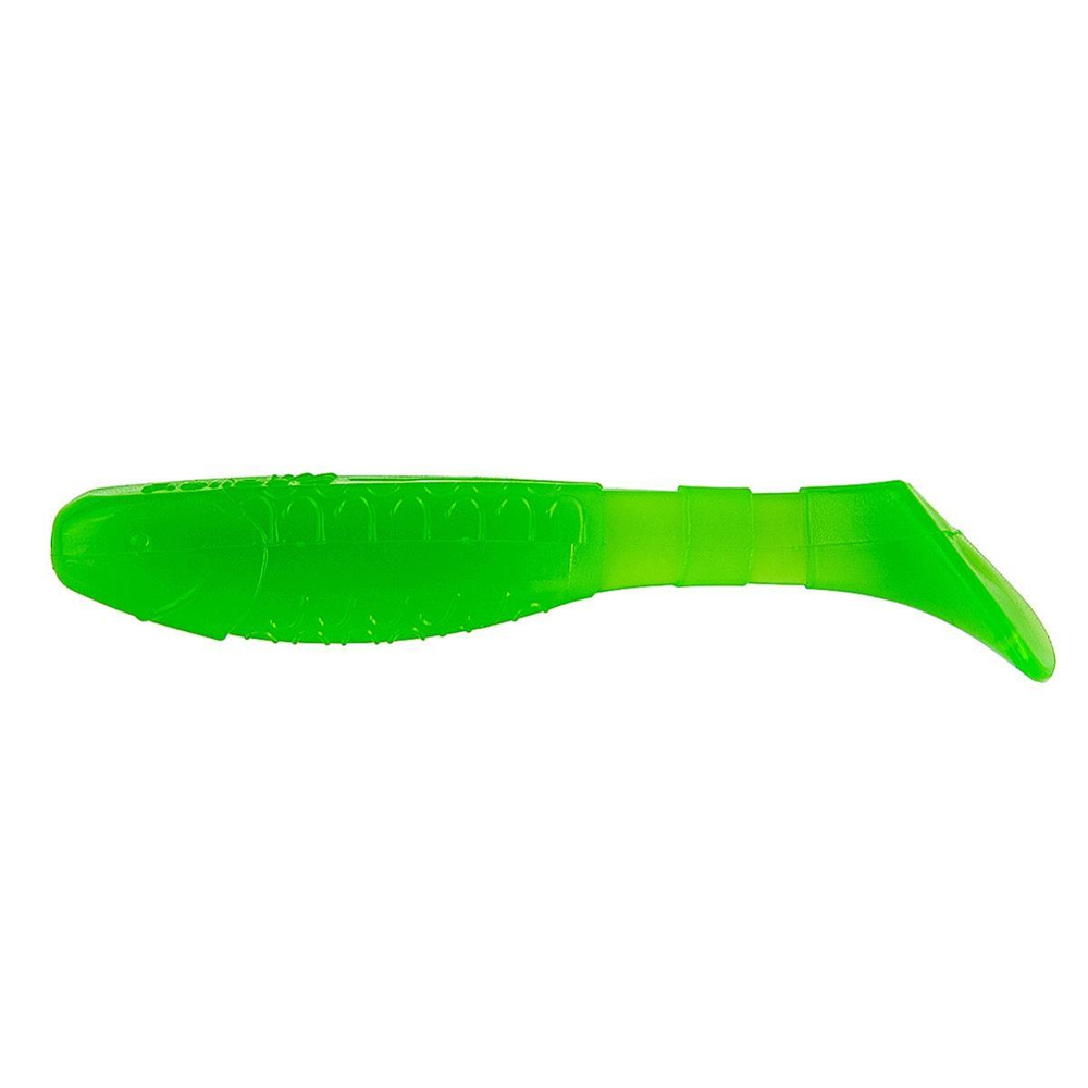 Виброхвост несъедоб. Chubby 3,55"/9 см Electric green 100шт. (HS-4-007-N) Helios