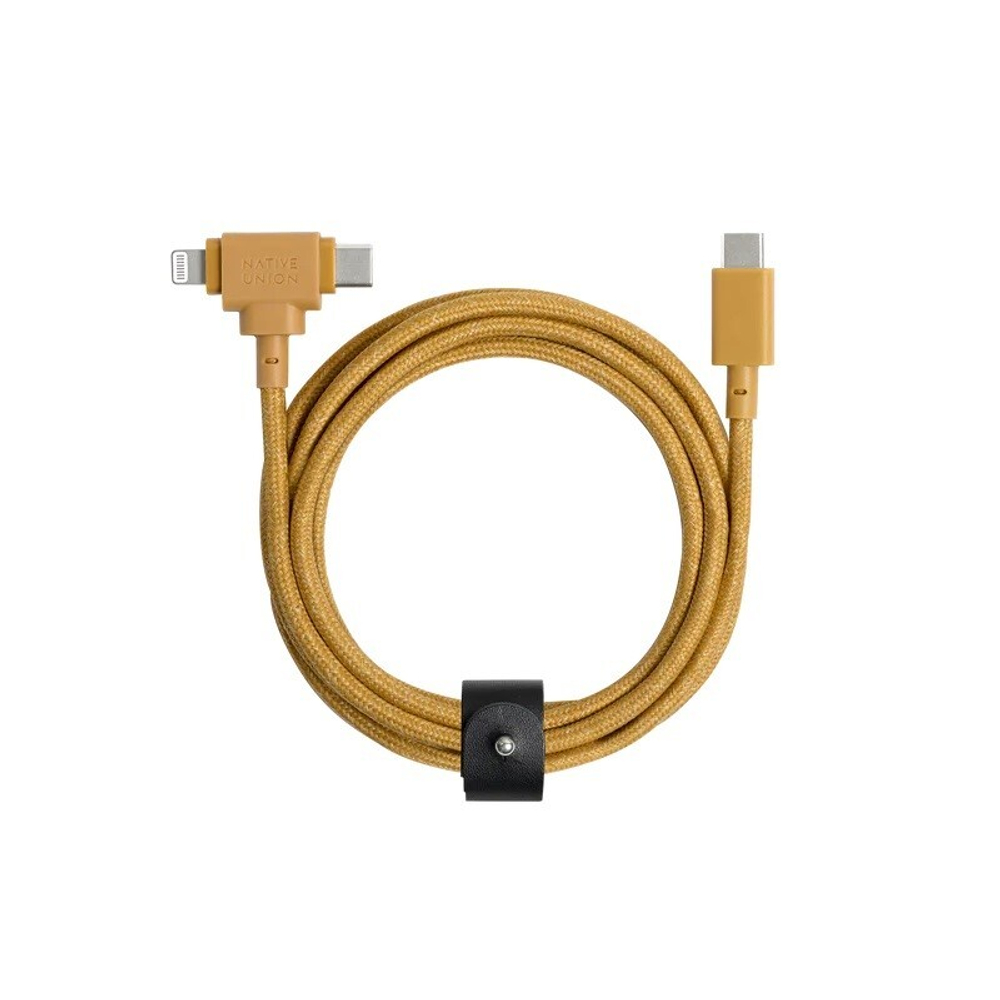 Кабель Native Union Belt Cable Duo 1,5 м (USB-C to USB-C/Lightning)